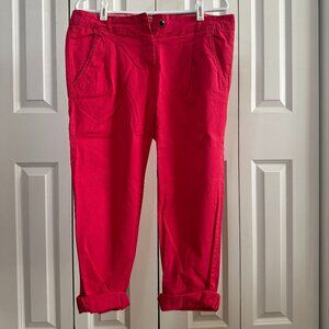 Zara cropped pink pants size 36-38